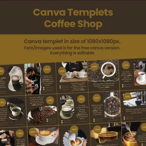 Canva Template For Coffee Shop