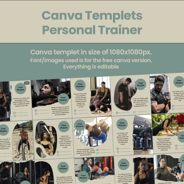 Canva Template For Personal Trainer